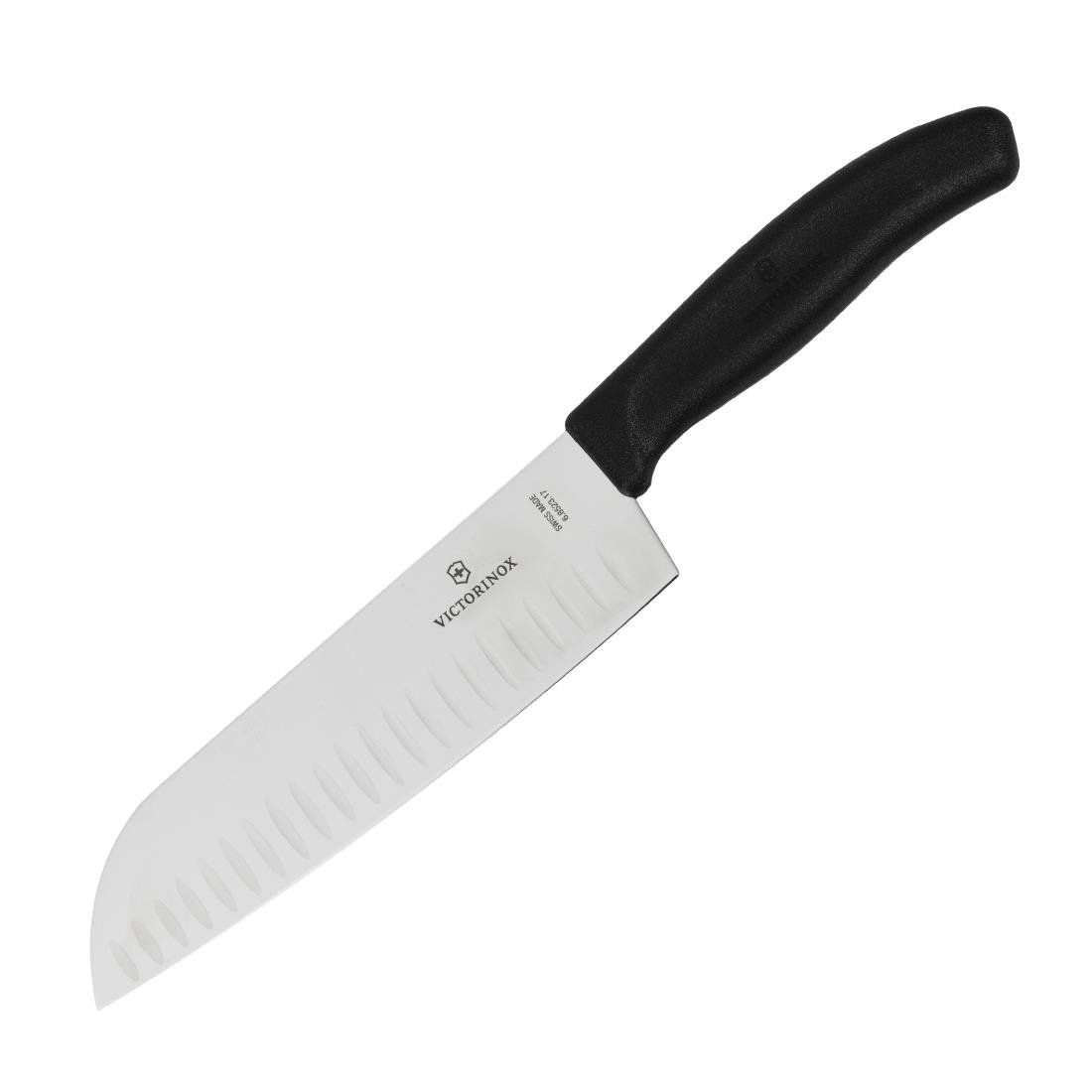 Victorinox Santoku Knife Fluted Edge 17.1cm - D828  Victorinox