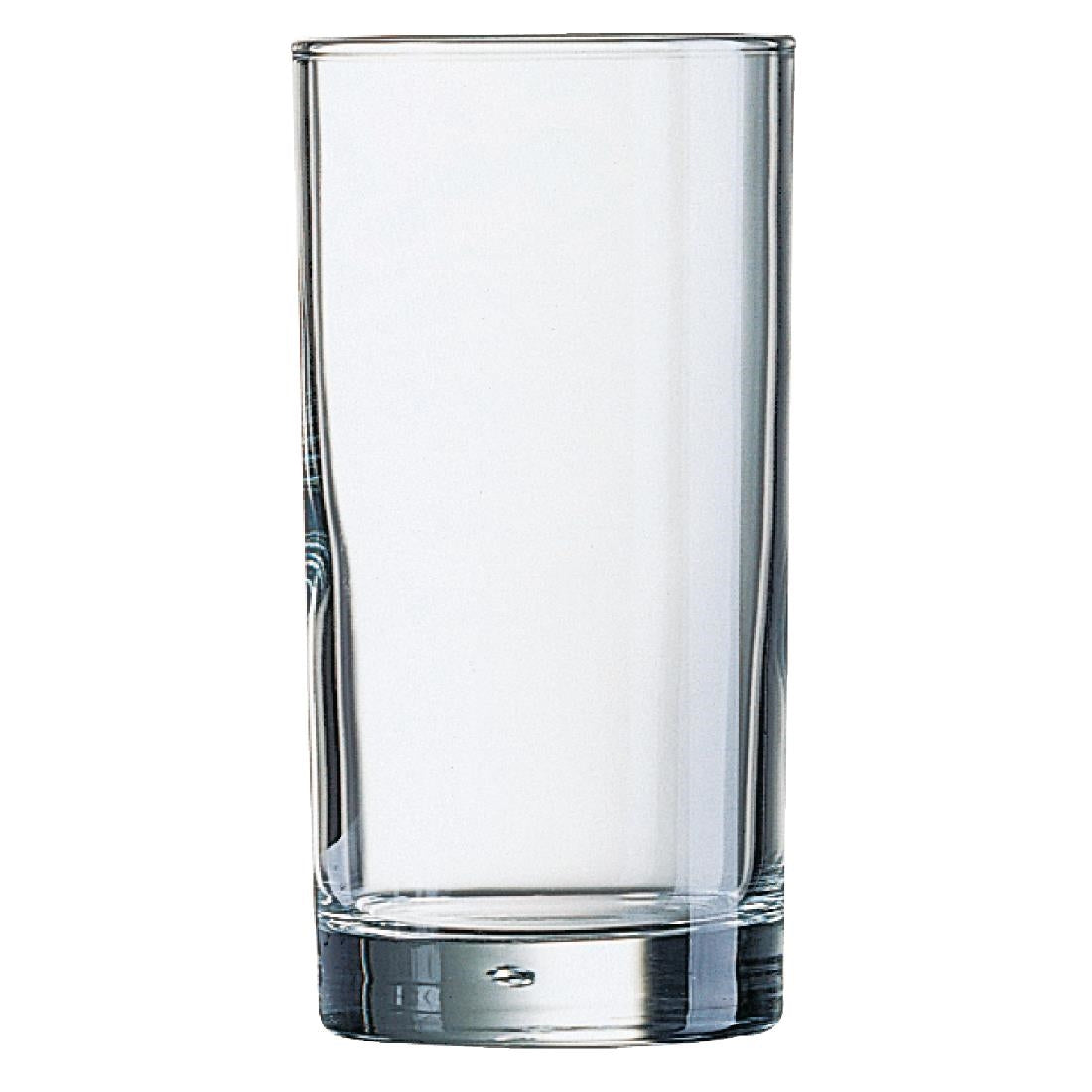 Arcoroc Hi Ball Nucleated Glasses 285ml CE Marked (Pack of 48) - D898  Arcoroc