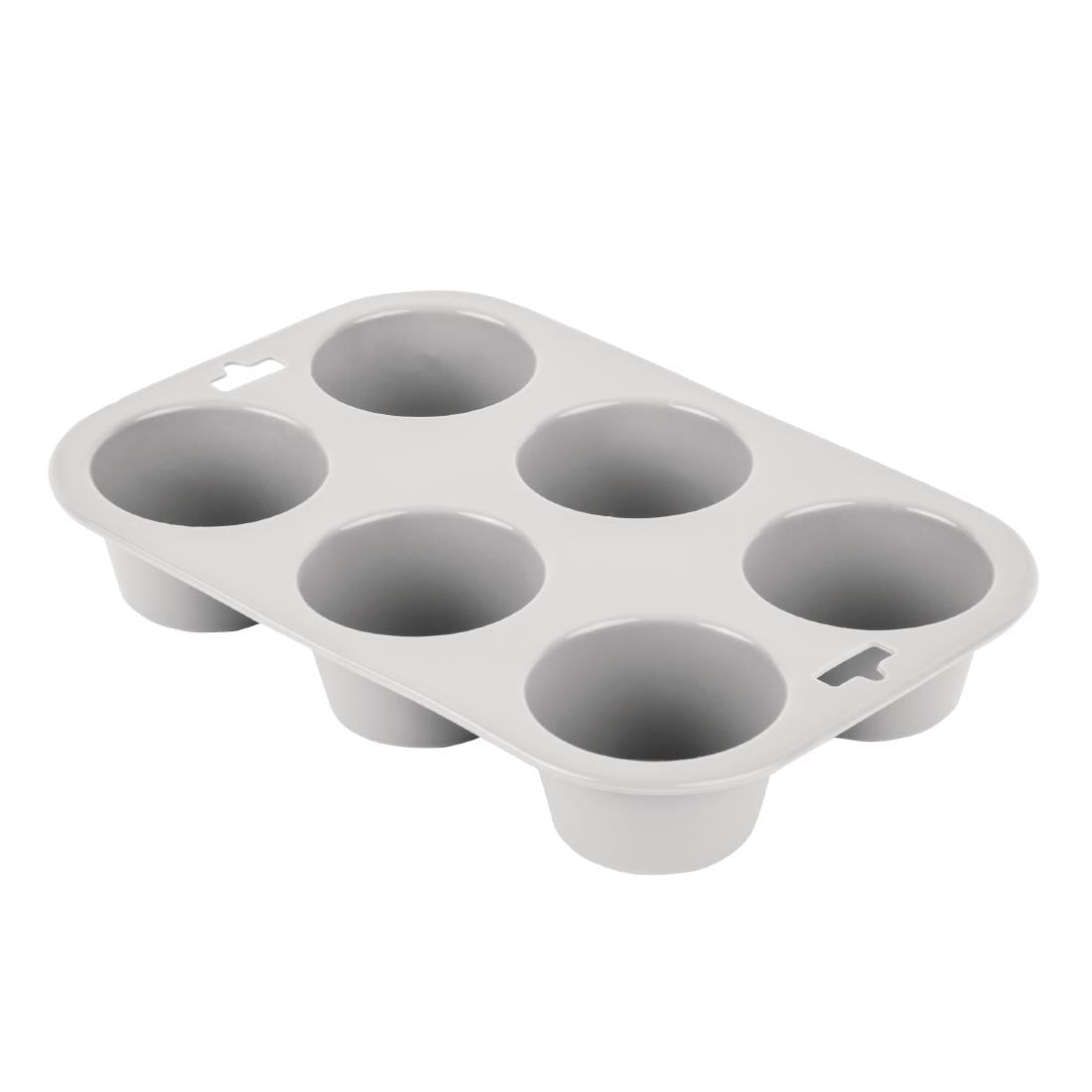 Vogue Flexible Silicone Muffin Pan 6 Cup - DA520  Vogue