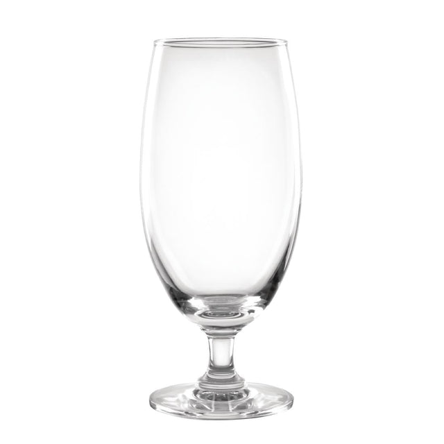 Olympia Stemmed Beer Glasses 420ml (Pack of 6) - DA933  Olympia