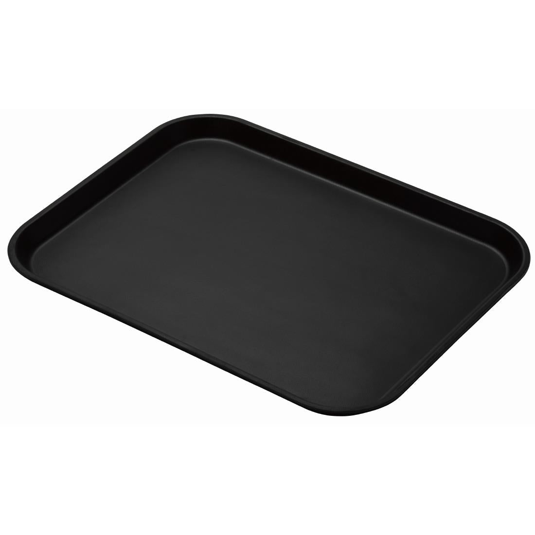 Cambro Treadlite Fibreglass Rectangular Non-Slip Tray Black 457mm - DB005  Cambro