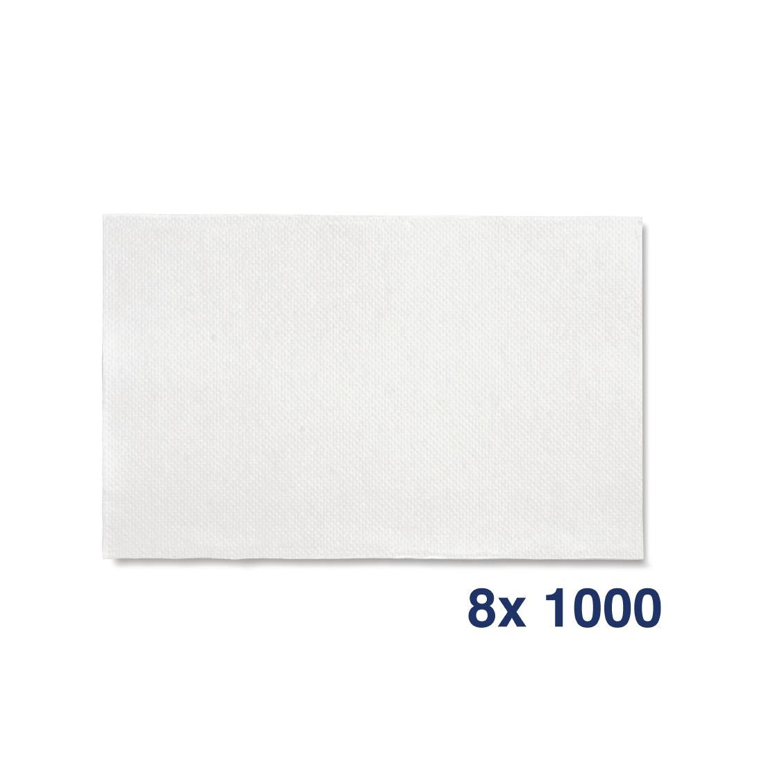 Tork Xpressnap Extra Soft Dispenser Napkin White 2Ply 1/2 Fold (Pack of 8) - DB466  Tork