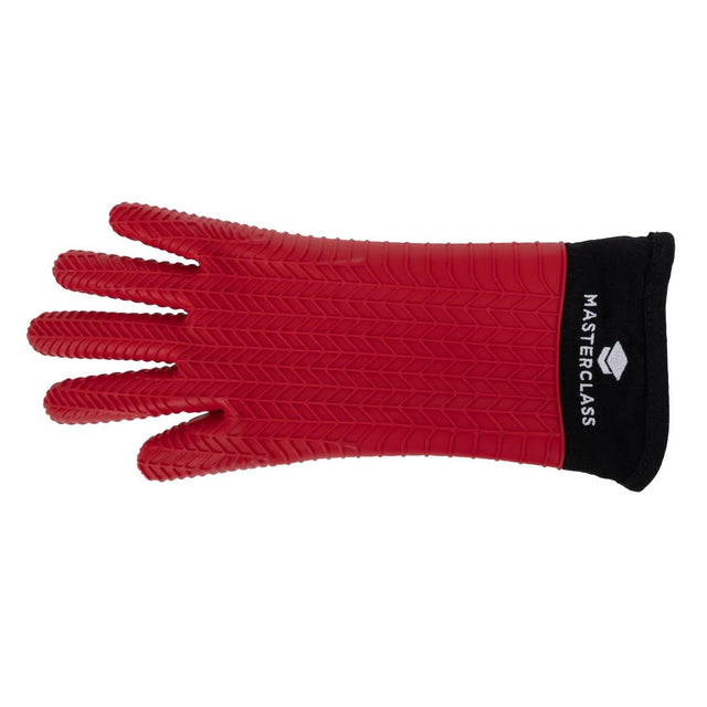 MasterClass Seamless Silicone Oven Glove with Cotton Sleeve - DB879  Kitchen Craft
