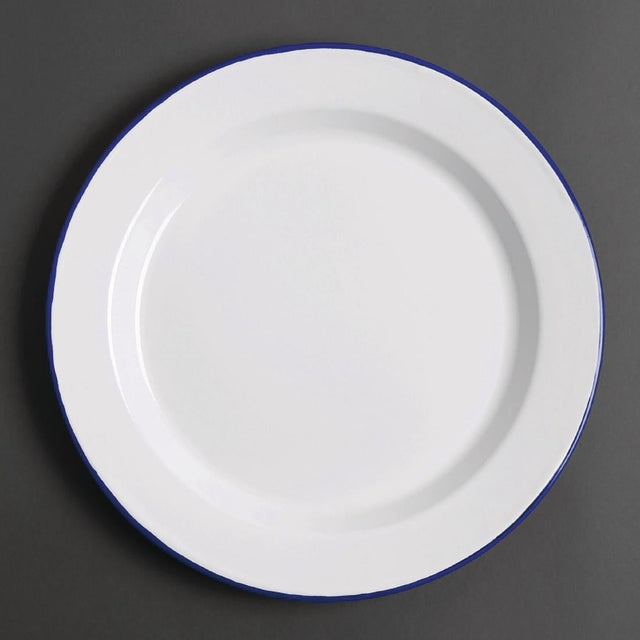 Olympia Enamel Dinner Plates 300mm (Pack of 6) - DC388  Olympia