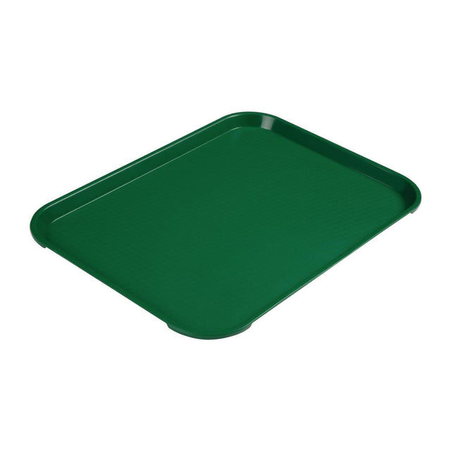 Cambro Polypropylene Fast Food Tray Green 410mm - DE313  Cambro