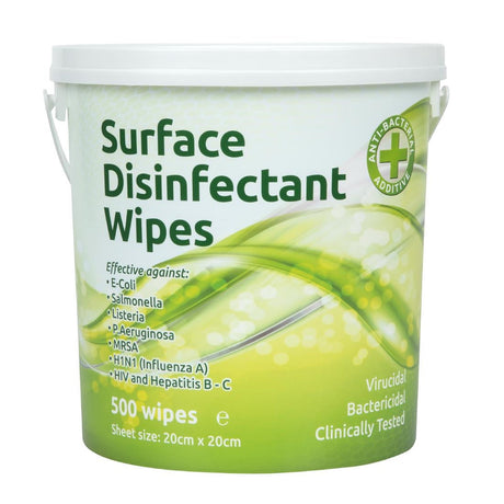 EcoTech Disinfectant Surface Wipes Bucket (500 Pack) - DE325  EcoTech