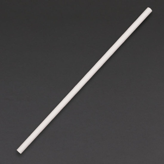 Fiesta Compostable Paper Straws White (Pack of 250) - DE925  Fiesta