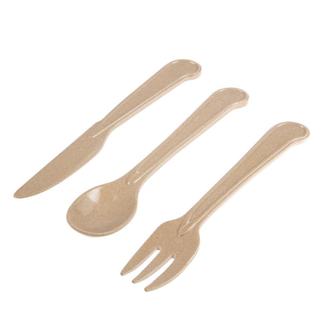 Reusable Rice Husk Cutlery Set - DE930  Huskup