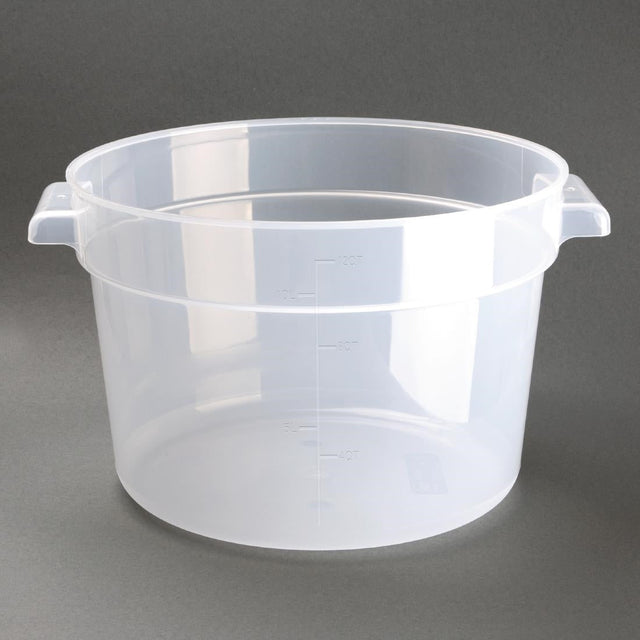 Vogue Polypropylene Round Food Storage Container 10Ltr - DJ961  Vogue