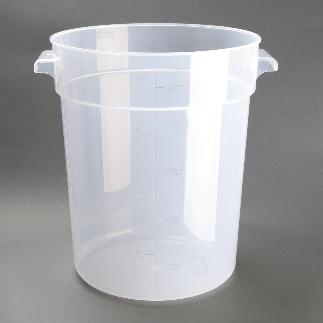 Vogue Polypropylene Round Food Storage Container 20Ltr - DJ962  Vogue