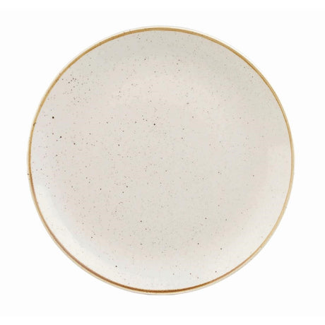 Churchill Stonecast Round Coupe Plate Barley White 200mm (Pack of 12) - DK518  Churchill