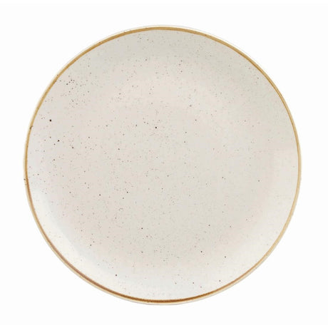 Churchill Stonecast Round Coupe Plate Barley White 200mm (Pack of 12) - DK519  Churchill