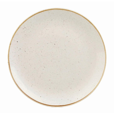 Churchill Stonecast Round Coupe Plate Barley White 185mm (Pack of 12) - DK520  Churchill