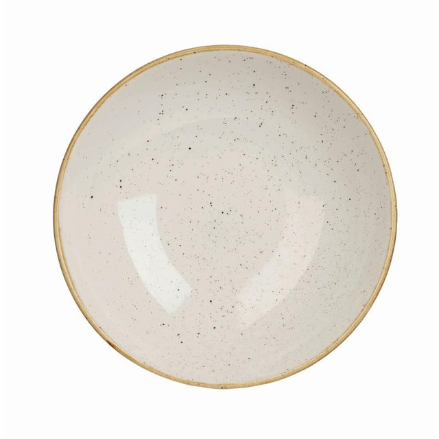 Churchill Stonecast Round Coupe Bowl Barley White 200mm (Pack of 12) - DK523  Churchill