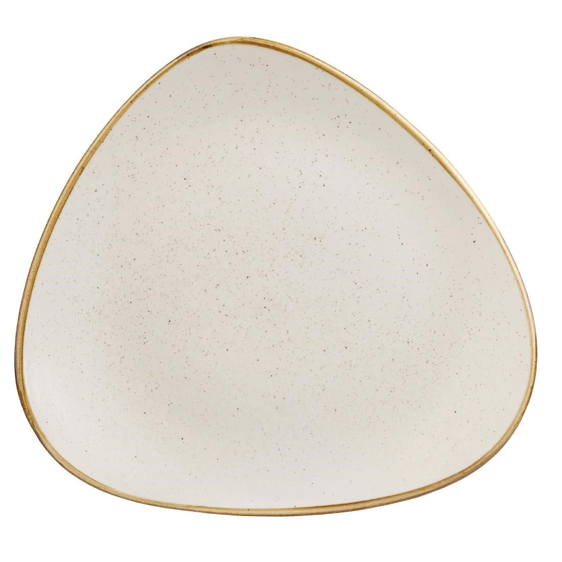 Churchill Stonecast Triangle Plate Barley White 305mm (Pack of 6) - DK524  Churchill