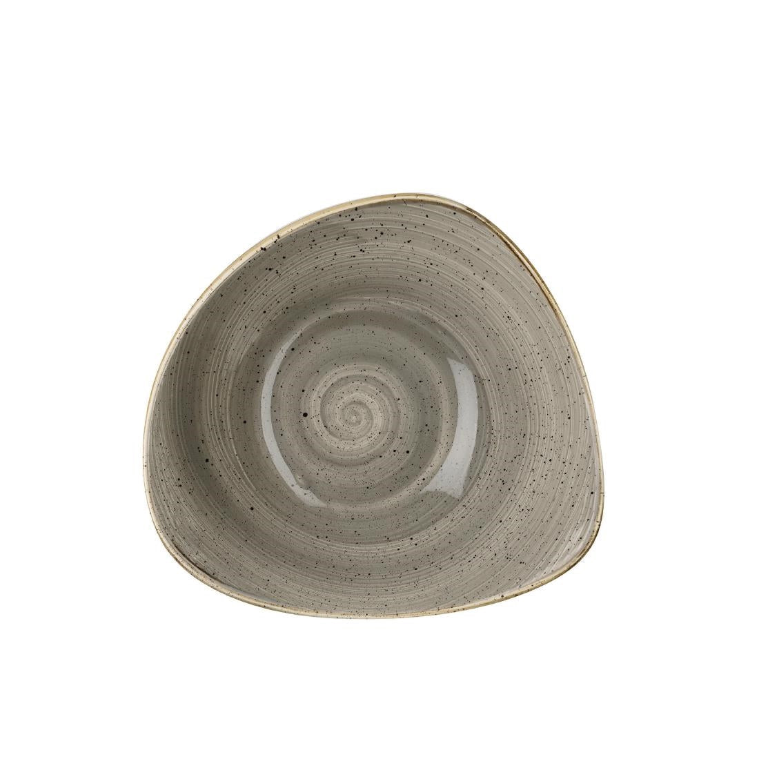 Churchill Stonecast Round Bowl Peppercorn Grey 250mm (Pack of 12) - DK560  Churchill