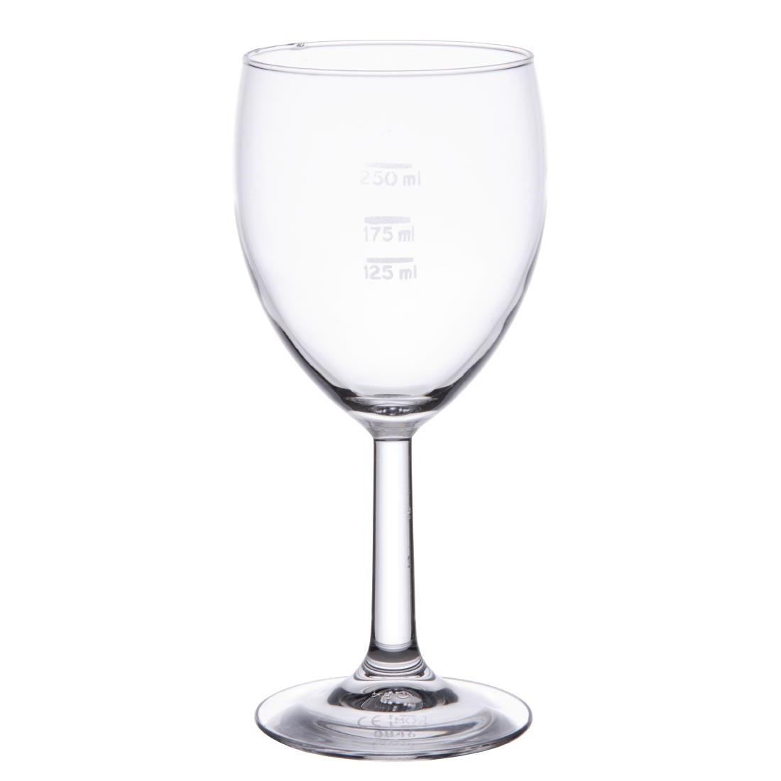 Arcoroc Savoie Grand Vin Wine Glasses 350ml CE Marked at 125ml 175ml and 250ml - DK886  Arcoroc