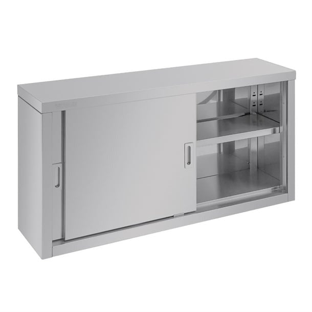 Stainless Steel Vogue Wall Cupboard - 1.2M - DL450 Stainless Steel Wall Cupboards Vogue