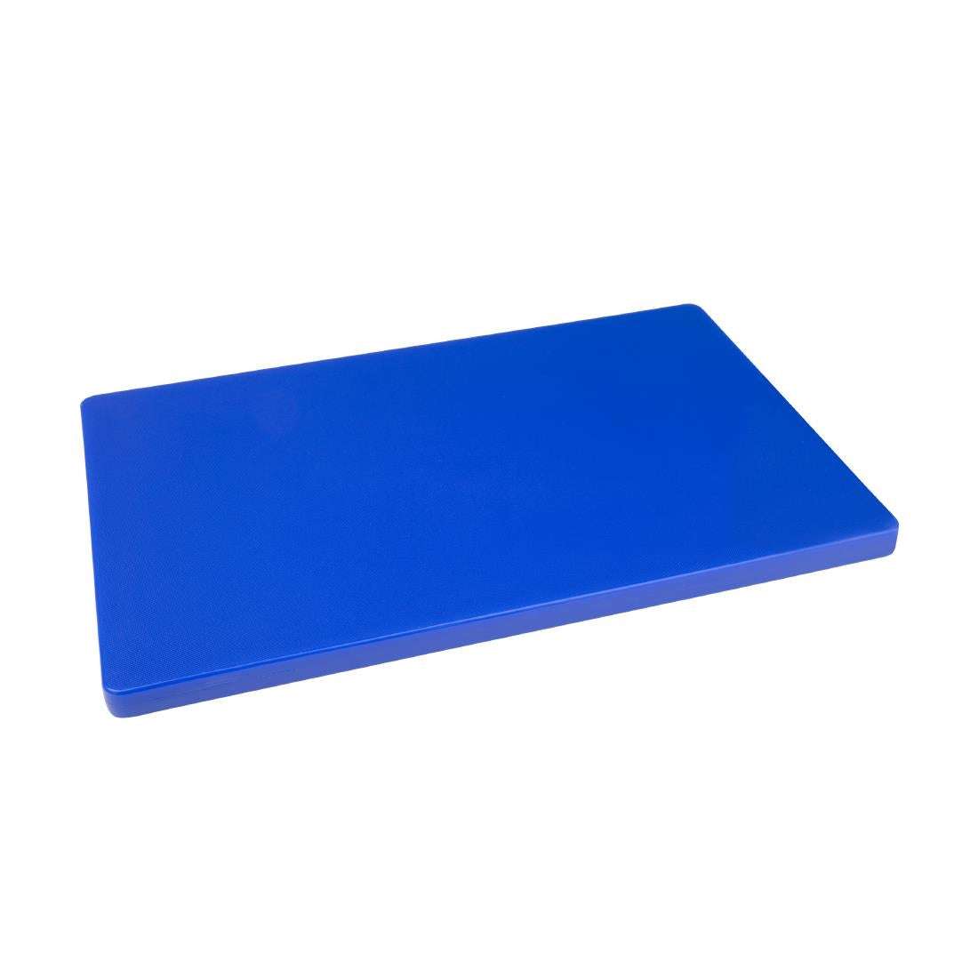 Hygiplas Thick Low Density Blue Chopping Board 450x300x20mm - DM005  Hygiplas