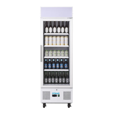 Polar Display Fridge 228 Ltr - DM075 Upright Single Door Bottle Coolers Polar