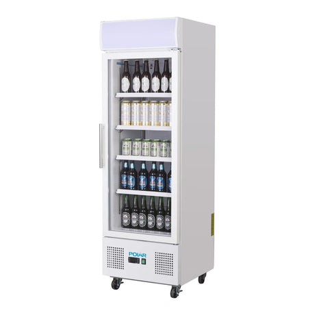 Polar Display Fridge 228 Ltr - DM075 Upright Single Door Bottle Coolers Polar