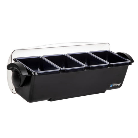 San Jamar Condiment Dispenser 4 Tray - DM112  San Jamar