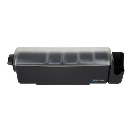 San Jamar Dome Condiment Dispenser 5 Tray - DM113  San Jamar