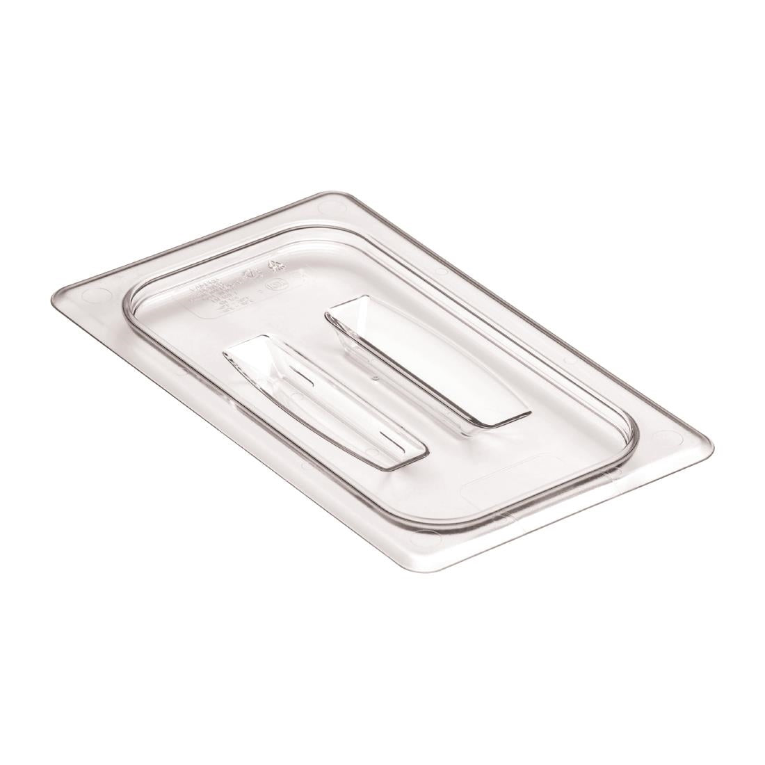 Cambro Polycarbonate 1/4 Gastronorm Tray Lid - DM750  Cambro