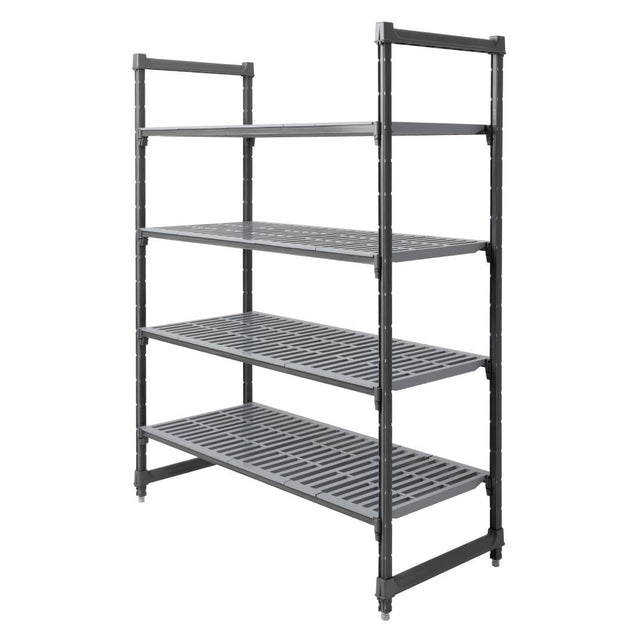 Cambro Camshelving Basics Plus 4 Tier Shelving Starter Unit 1830 x 1375 x 610mm - DM775  Cambro