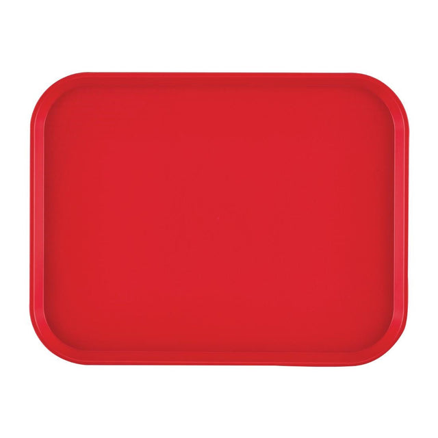 Cambro Polypropylene Fast Food Tray Red 410mm - DM800  Cambro