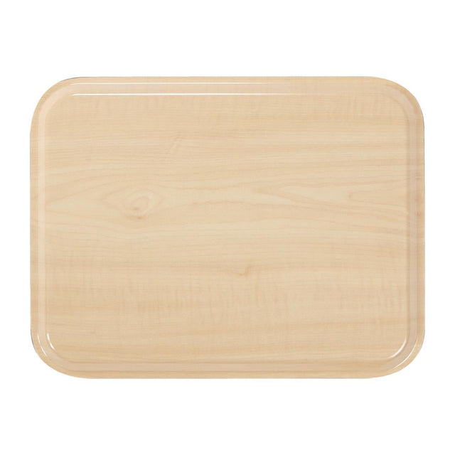 Cambro Capri Laminate Canteen Tray Birch 430mm - DP212  Cambro