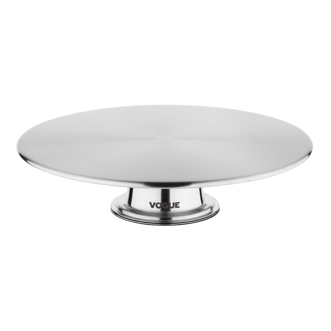 Vogue St/St Rotating Cake Stand 30cm - DP238  Vogue