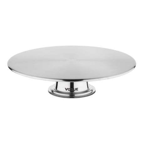 Vogue St/St Rotating Cake Stand 30cm - DP238  Vogue