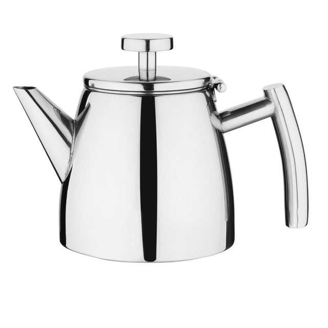 Olympia Conical Insulated Stainless Steel Teapot with Filter 350ml - DP600  Olympia