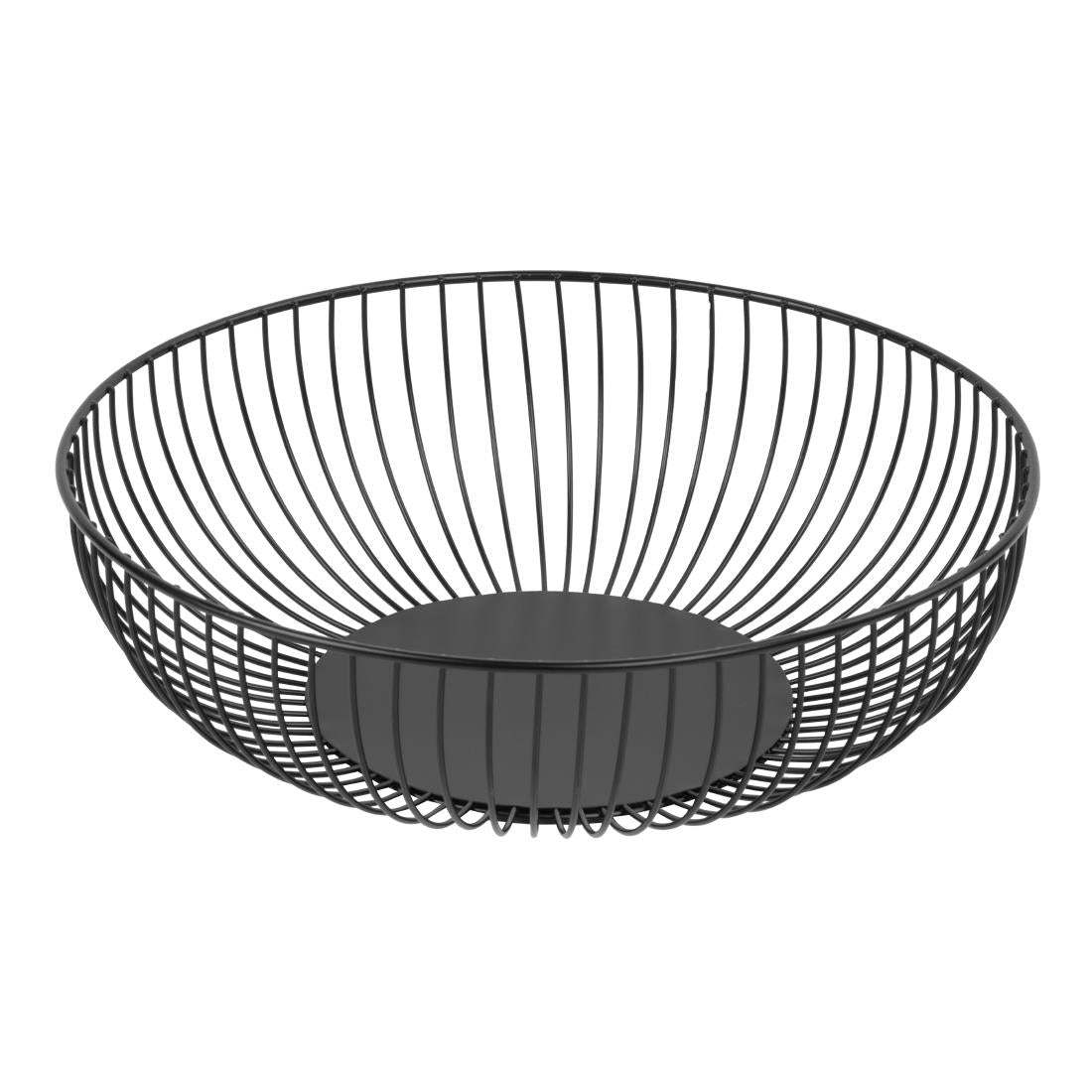 Olympia Wire Food Display Bowl Round Black 285x85mm - DP670  Olympia