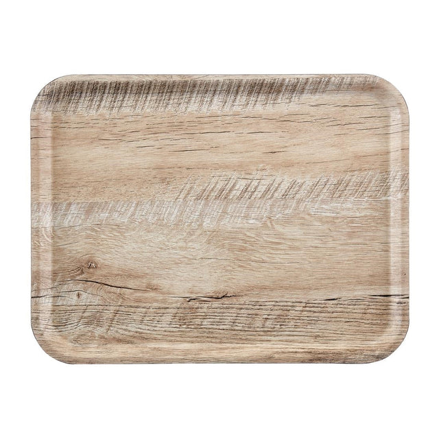 Cambro Madeira Laminate Canteen Tray Light Oak 430mm - DR580  Cambro