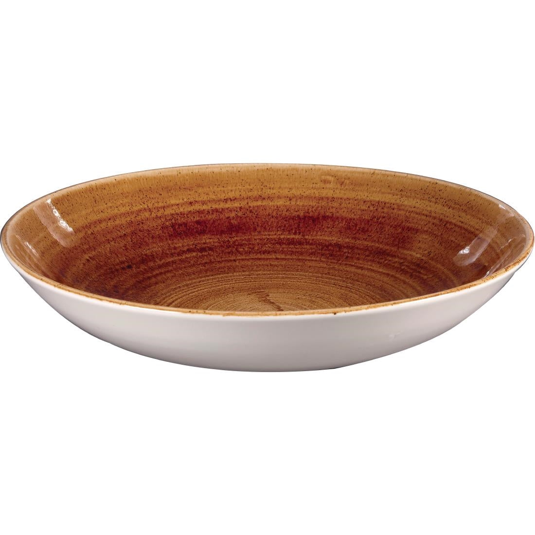 Churchill Stonecast Patina Coupe Bowls Vintage Copper 248mm (Pack of 12) - DR664  Churchill