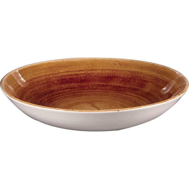 Churchill Stonecast Patina Coupe Bowls Vintage Copper 248mm (Pack of 12) - DR664  Churchill