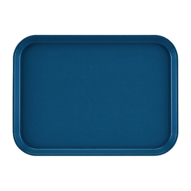 Cambro EpicTread Fibreglass Rectangular Non-Slip Tray Blue 350mm - DS517  Cambro