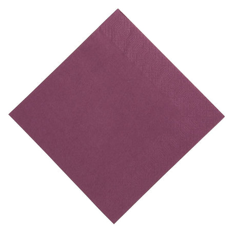 Duni Compostable Dinner Napkins Plum 400mm (Pack of 1000) - GJ117 Paper Napkins Duni