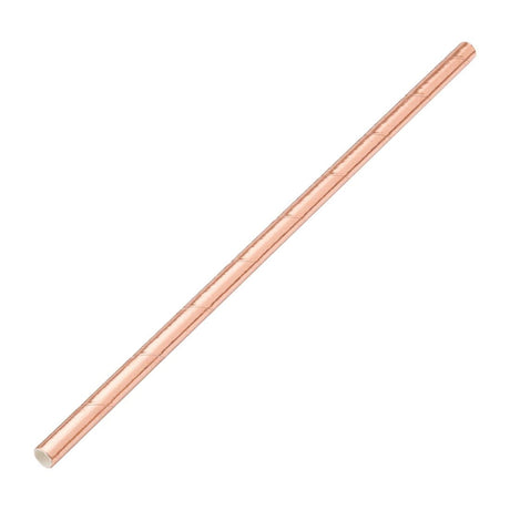 Utopia Biodegradable Paper Straws Copper (Pack of 250) - DW194  Utopia