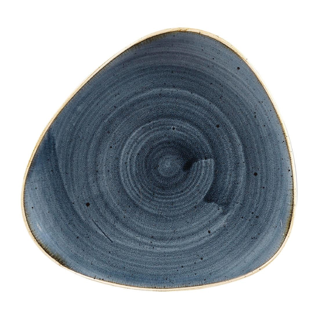 Churchill Stonecast Triangular Plates Blueberry 192mm (Pack of 12) - DW364  Churchill