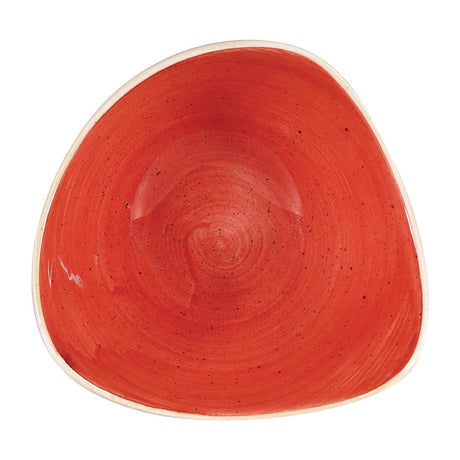 Churchill Stonecast Triangular Bowls Berry Red 153mm (Pack of 12) - DW366  Churchill