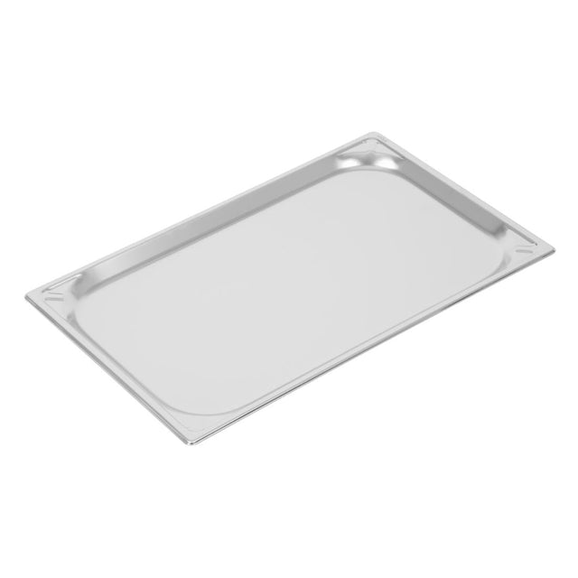 Vogue Heavy Duty Stainless Steel 1/1 Gastronorm Tray 20mm - DW431  Vogue