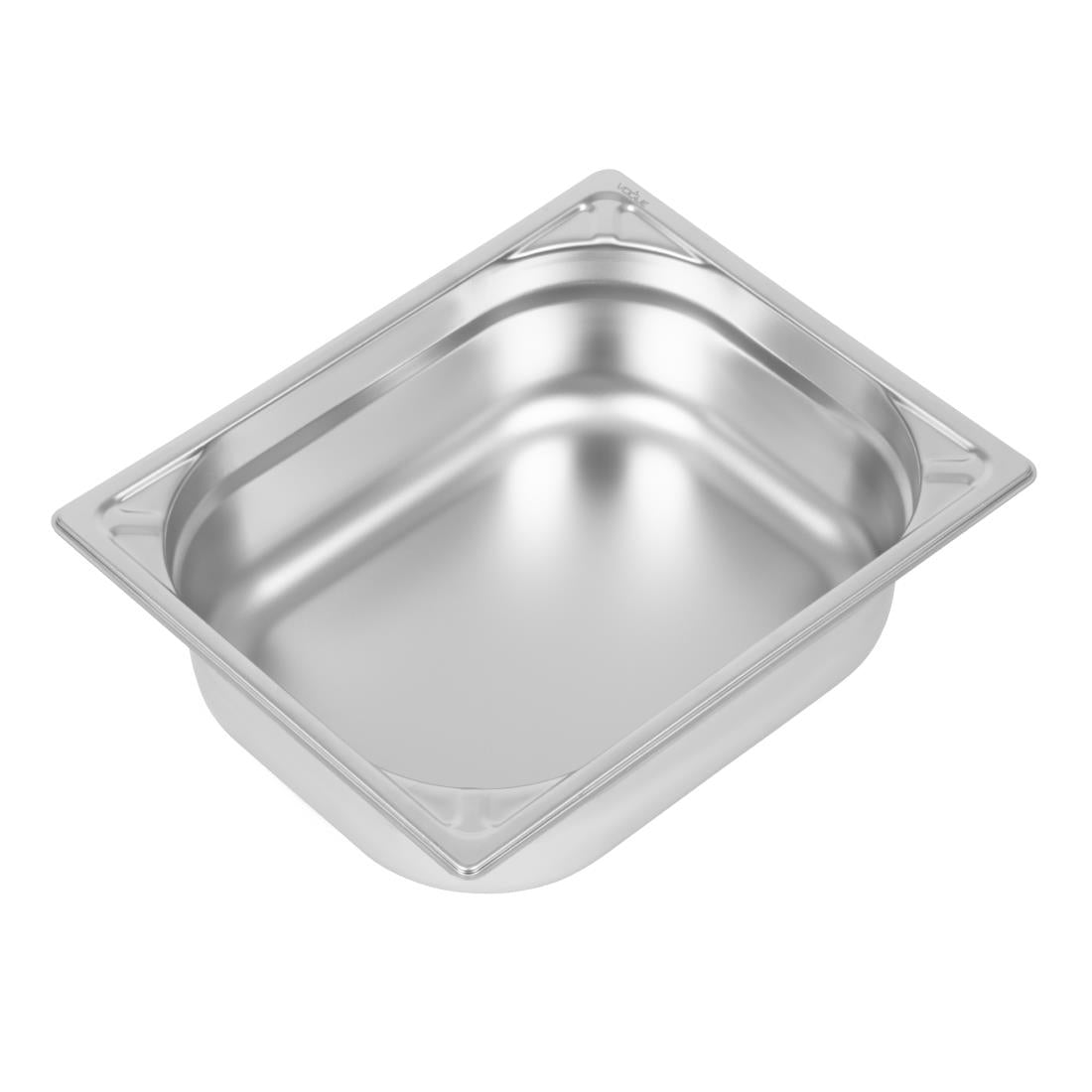 Vogue Heavy Duty Stainless Steel 1/2 Gastronorm Tray 100mm - DW439  Vogue