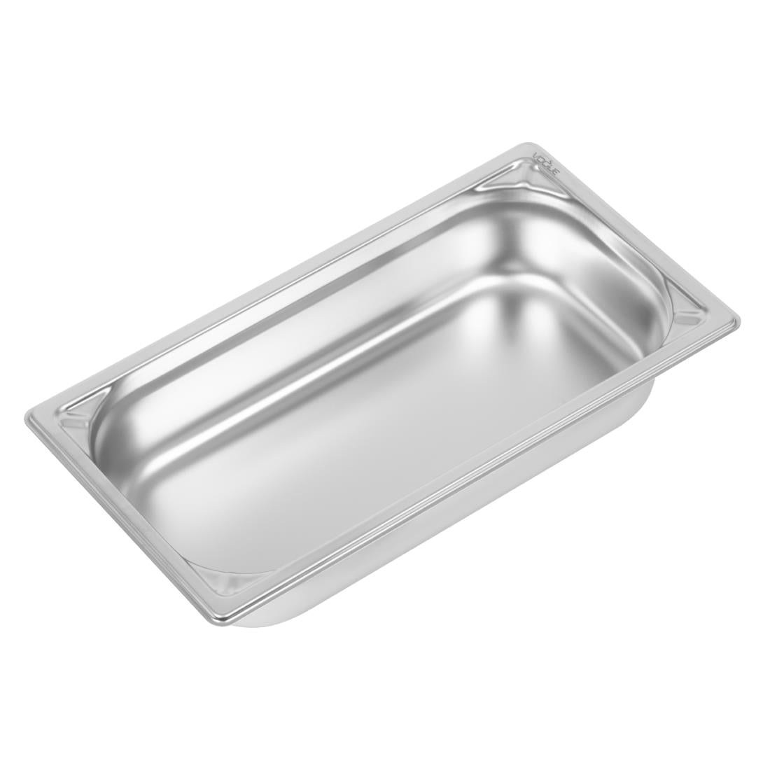 Vogue Heavy Duty Stainless Steel 1/3 Gastronorm Tray 65mm - DW442  Vogue