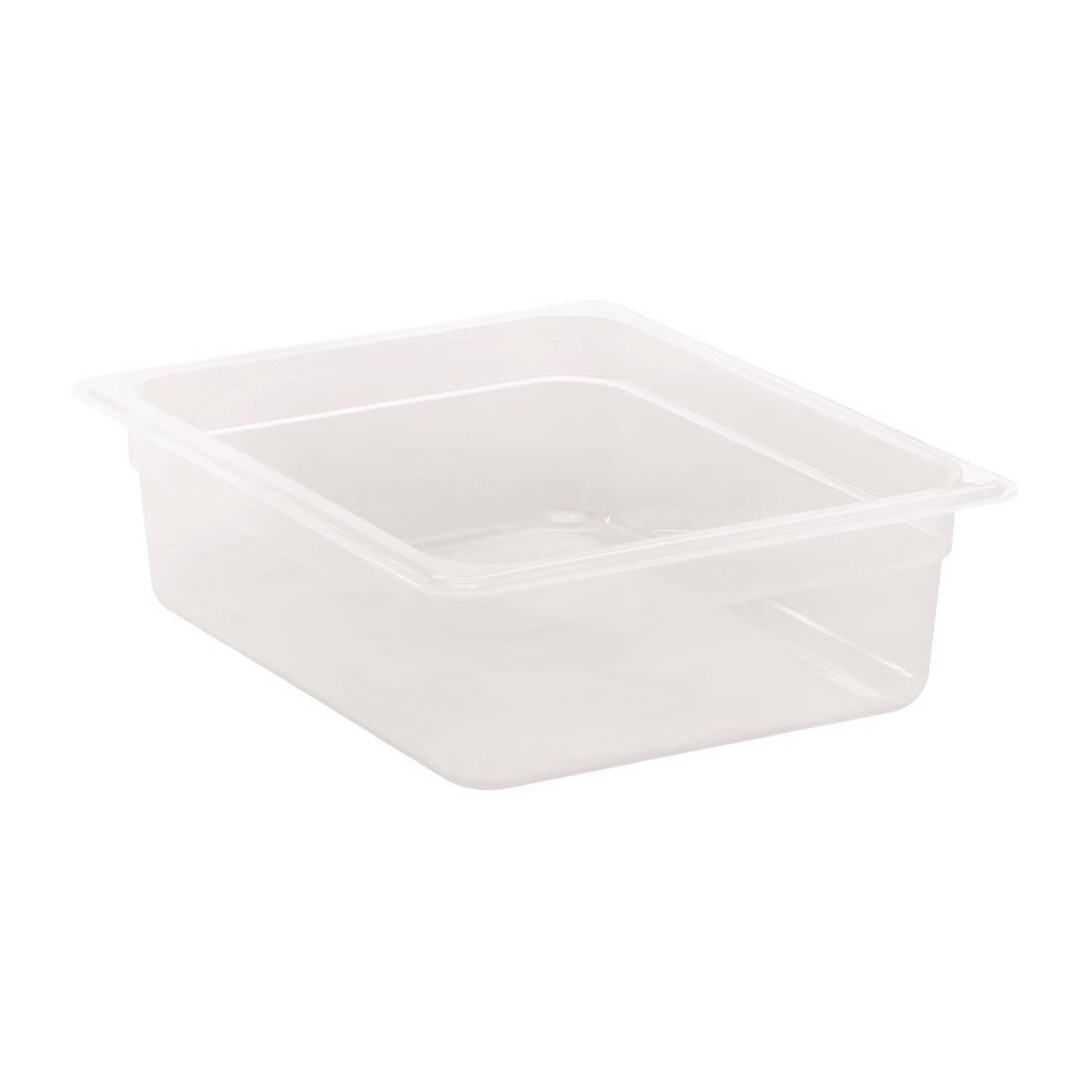 Cambro Polypropylene 1/2 Gastronorm Food Tray 100mm - DW502  Cambro