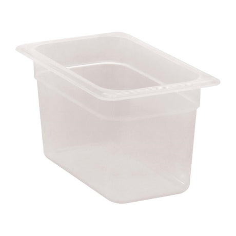 Cambro Polypropylene 1/4 Gastronorm Food Tray 150mm - DW507  Cambro