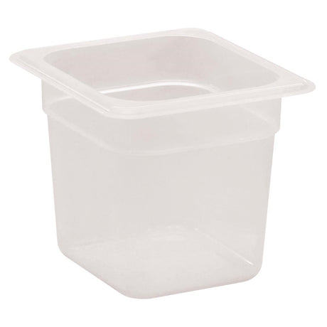 Cambro Polypropylene 1/6 Gastronorm Food Tray 150mm - DW509  Cambro