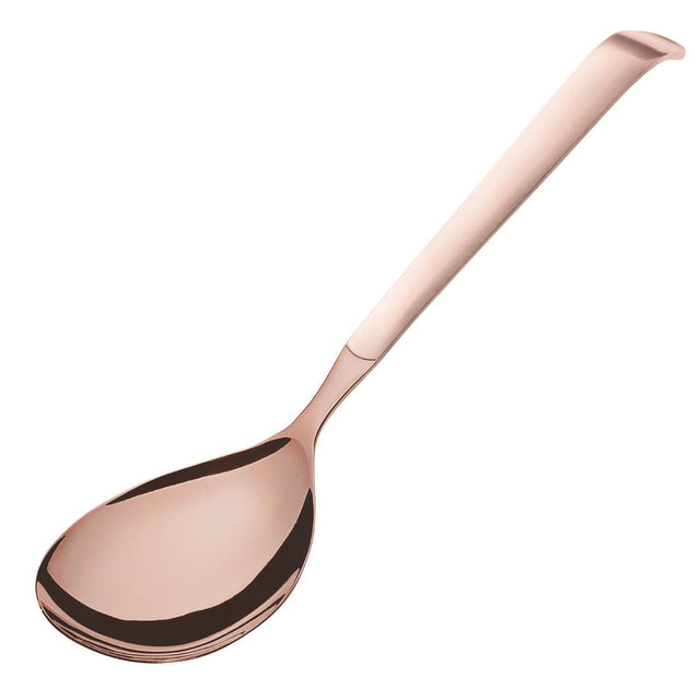 Amefa Buffet Solid Serving Spoon Copper (Pack of 6) - DX646  Amefa